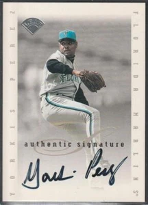 245,1996 Leaf Signature, Original Autograph of Yorkis Perez, Marlins - Picture 1 of 2