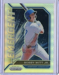 Panini Prizm Emergent Prizms 2021 plata #6 Bobby Witt Jr - Imagen 1 de 1