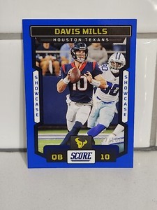 2023 Panini Score Showcase Parallel 27/100 Davis Mills #1 Houston Texans