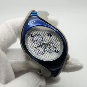 Nike Triax WR0091 Men's Blue & Gray Quartz Watch - READ DESCRIPTION - Picture 1 of 14