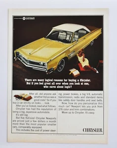 Anuncio de coche grande - Chrysler 300 1966 (folleto de cartel impreso con publicidad) - Imagen 1 de 1