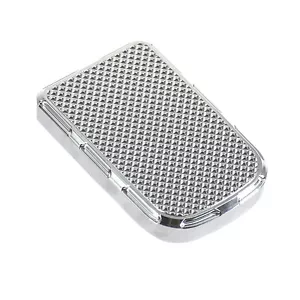 1x Chrome Brake Pedal Pad Fit For Harley Touring Road King Softail FL Dyna FLD - Picture 1 of 5
