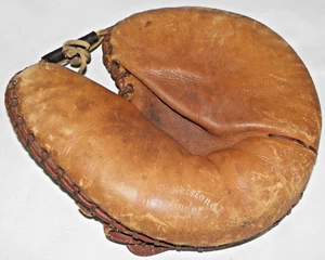 Vintage 1950's Rawlings Ray Murray Catcher's Mitt Glove -Cleveland, Philadelphia - Picture 1 of 2