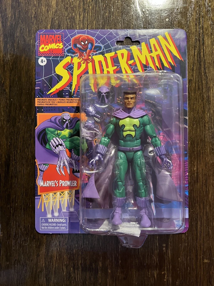 Marvel Legends Retro PROWLER 6” Action Figure Complete Spider-Man Hasbro