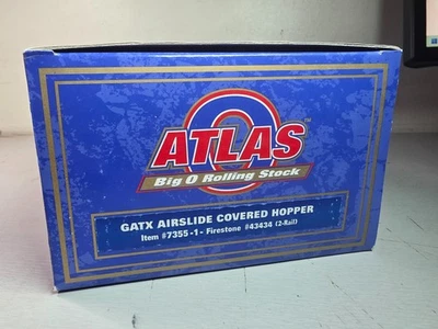 ATLAS #7355-1 Firestone GATX Airslide Covered Hopper +++ Rd. #43434 +++ NIB +++ - Image 1 of 3