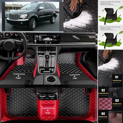 For Chrysler Aspen Car Floor Mats Luxury Waterproof Liners Carpets Cargo Custom Foto 1 de 4