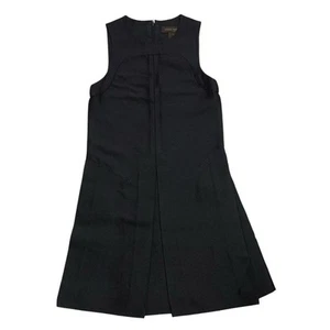 Authentic LOUIS VUITTON Sleeveless silk dress Size 34 "offers welcome" R4016 - Picture 1 of 8