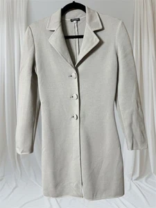 Giorgio Armani tailored Soft Knit 100% Wool Blazer coat jacket Vintage 1990s XS - Picture 1 of 20