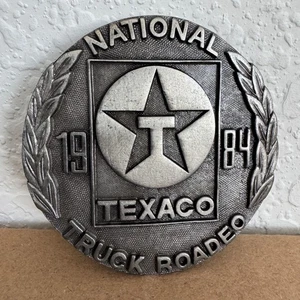 Vintage Texaco National Truck Rodeo 1984 Belt Buckle - Picture 1 of 4