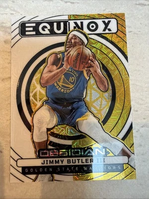 Jimmy Butler III 2024-25 Panini Obsidian - Equinox Electric Etch Gold  /10 #27 - Image 1 of 3
