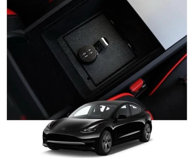 Caja fuerte para pistola consola central JIKE para Tesla Modelo 3 Foto 1 de 3