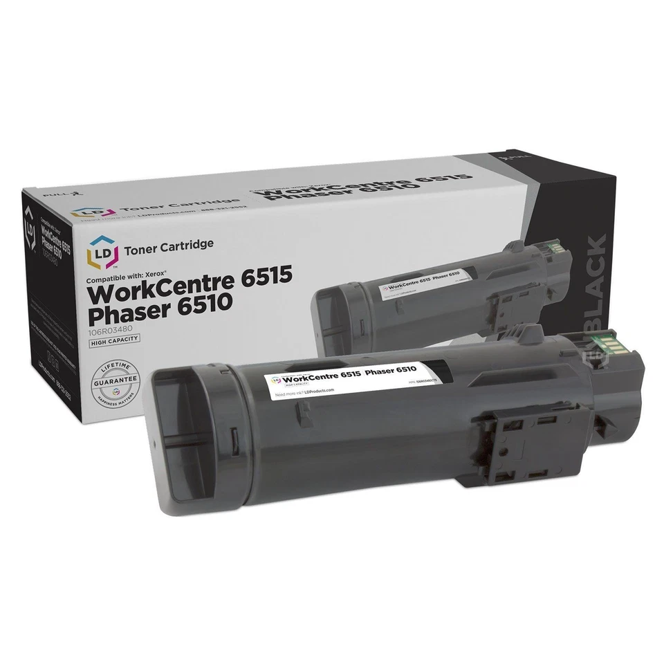 LD Compatible Xerox 106R03480 HY Black Toner for Phaser 6515 & WorkCentre 6515