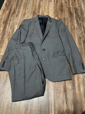 NEW J Crew Ludlow 100% Tollegno Wool Gray 2 Piece 2B SB Suit Coat 38S Pant 32x32 - Image 1 of 4