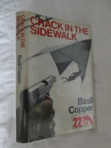 Basil Copper CRACK IN THE SIDEWALK hardback 1st first edition robert hale - Picture 1 of 3