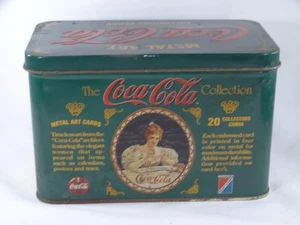 Coca Cola Metall Kunst Sammler Karten 20er Set Coca Cola Girl Werbung 1994 - Bild 1 von 12