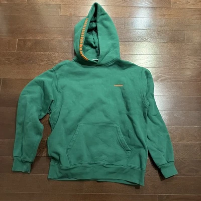 Sudadera con Capucha Madhappy Clásica Polar Verde Con Costuras Naranja, Talla S Foto 1 de 4