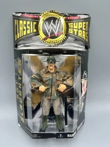 WWF WWE Classic Superstars Sgt Slaughter Jakks MOC sealed - Picture 1 of 7