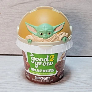 Good 2 Grow Snackers Baby Yoda GROGU Top VUOTO 2,1 oz tazza snack giocattolo da collezione - Foto 1 di 2