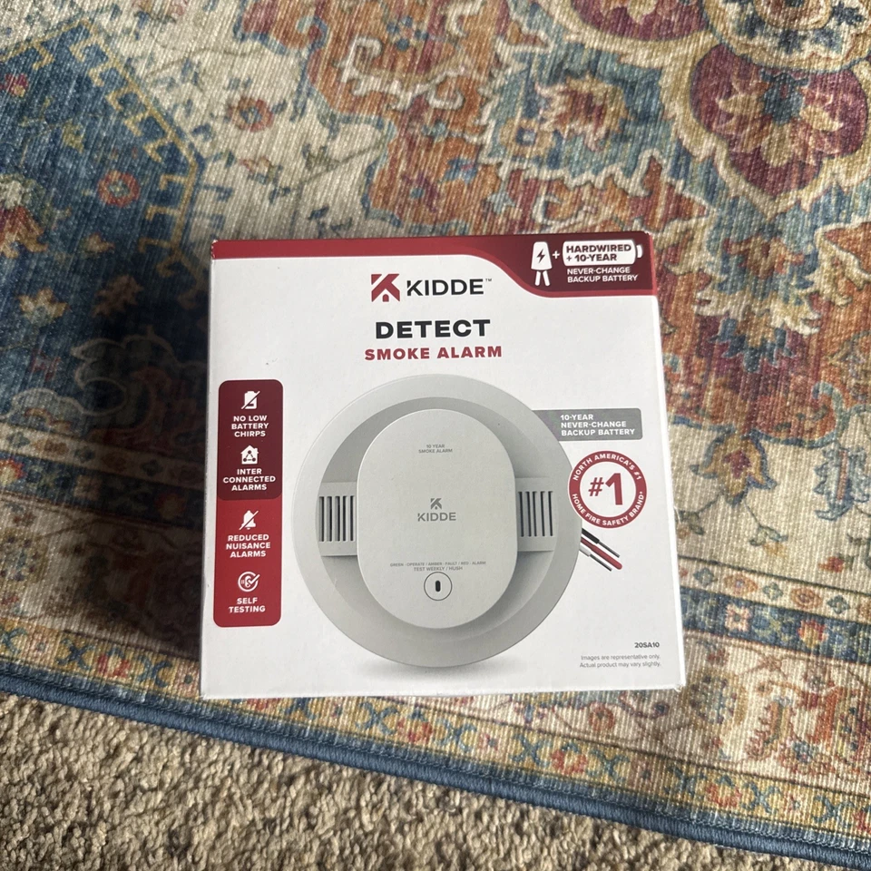 Alarma de Humo Kidde Detect Modelo 20SA10 - 10 AÑOS NUEVA 20SA10-V Cableada Foto 1 de 1