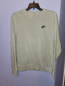 NWOT Nike Gray Long Sleeve Pullover Sweatshirt - Men's Medium - NICE! - Picture 1 of 4
