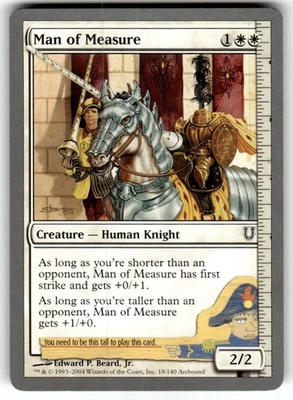 Man of Measure Unhinged Regular MTG - Image 1 of 2