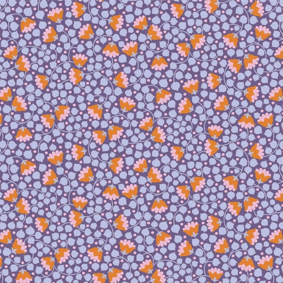 Tilda Wallflower Bellflower 100% Cotton Fabric (Value Roll) - Image 1 of 1