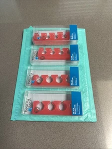 BeautyPedicure  360 Gel Toe Separators Lot of 4 Per Pack Hot Pink - Picture 1 of 5