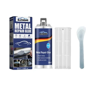 Colla per fonderia forte, colla riparatrice metalli, colla metallica AB saldatura resistente all'udito 50 ml - Foto 1 di 4