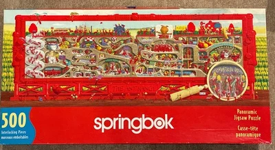 500 Piece Year 2000 Springbok  Panoramic Puzzle The Ant Ranch. COMPLETE - Image 1 of 4