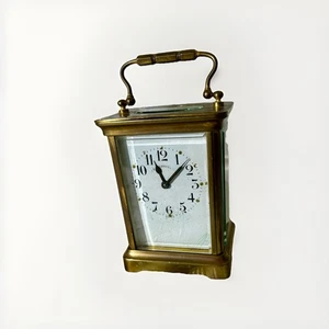 DUVERDREY & BLOQUEL antike französische Kutschenuhr 13 Jewels GUTE ZEIT 8 Tage - Bild 1 von 9