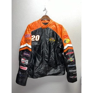 Vintage Tony Stewart Lederjacke Racing Chase Authentics Wilson Leather M - Bild 1 von 16