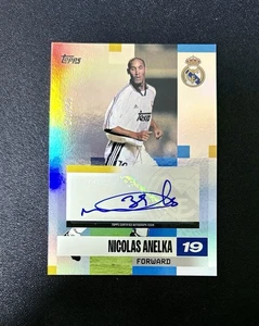 Nicolas Anelka 2024-25 Topps Real Madrid Team Set First Team Auto Silver /250 - Bild 1 von 2