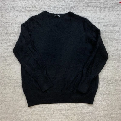 Halogen Cashmere Sweater Ladies 1X Extra Large Black Outdoor Hike Prep Womens - Image 1 of 4