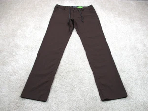 686 Pants Mens 32 Brown Everywhere Slim Performance Stretch Drawstring 32x30 * - Picture 1 of 19