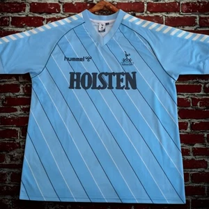 Camiseta de fútbol visitante Tottenham Hotspur 1985/87 Spurs para hombre | Talla XL | Azul - Imagen 1 de 7