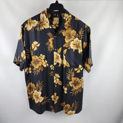 Camisa Jos A Bank Para Hombre Grande Multi Floral 100% Seda S/S Abotonada Foto 1 de 4