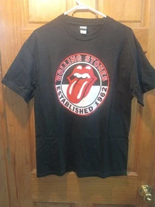 Rolling Stones EST 62 Herren T-Shirt Rock and Roll Musik Classic Tee Neu Schwarz Vintage - Bild 1 von 8