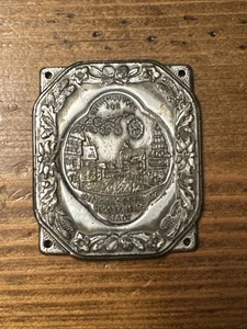 Vtg Rothenburger Dinkelsbühl 1000 Jahrige STADT Car Badge Emblem Metal GERMANY - Picture 1 of 8