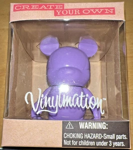 Disney VINYLMATION Mickey CREATE Your OWN 3" PURPLE MIB - Picture 1 of 7