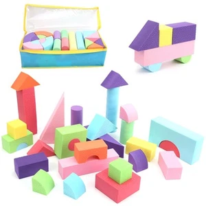EVA Foam Building Blocks Educational MultiColored Stacking Construction Toy YS - Picture 1 of 12