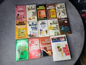 John D MacDonald Travis McGee Series Starter Lot of 14 Books Suspense Novels - Bild 1 von 3