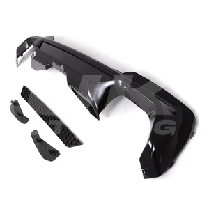 X3M ESTILO DIFUSOR TRASERO CENEFA NEGRO BRILLANTE PARA BMW X3 G01 PRE-LCI 2018-2021 - Imagen 1 de 9