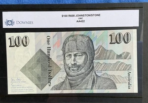 AUSTRALIA, 1984 $100 Banknote, Johnston/ Stone ZAR 288939 UNC. - Picture 1 of 2