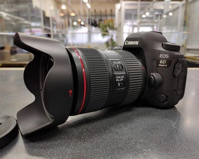 Canon EOS 6D Mark II 26.2MP DSLR Camera w/ EF 24–105mm f/4L IS II USM Lens - Image 1 of 4