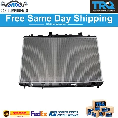 TRQ Novo Conjunto de Radiador Núcleo de Alumínio Ajuste Direto Para 1992-1996 Toyota Camry - Imagem 1 de 4