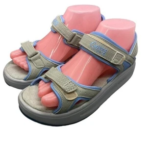 Curves Tone Rocker Sandals Hook & Loop Closure Size 7 - Picture 1 of 10