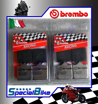 PASTILLAS FRENO CARBONO BREMBO RC 2 JUEGOS PISTA CARRERAS BMW S 1000 RR 2012 > 2014 Foto 1 de 2
