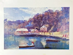 Tom Roberts Art Print, 'Mosman's Bay ' - Picture 1 of 3