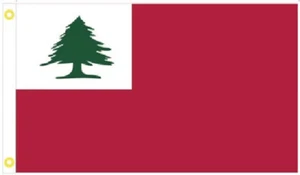 3X5 NEW ENGLAND REGION ENSIGN LIBERTY TREE FLAG BANNER 100D W/ GROMMETS 100D - Picture 1 of 2