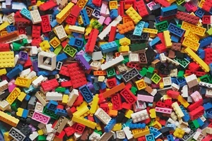¡LEGO 100 PIEZAS A GRANEL! ¡LOTE ORDENADO SELECCIÓN ALEATORIA! ELECCIÓN DE COLOR - Imagen 1 de 4